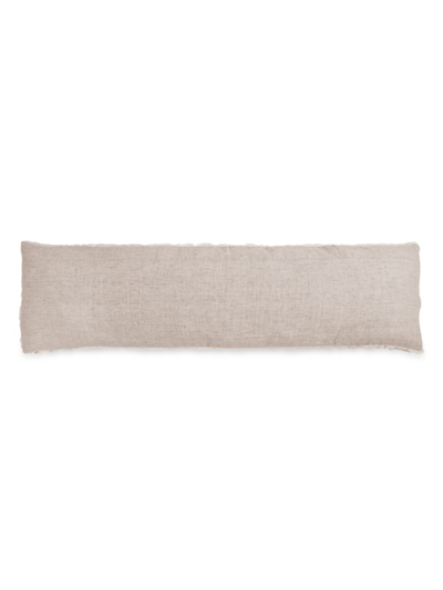 Shop Pom Pom At Home Logan Woven Body Pillow In Terracotta