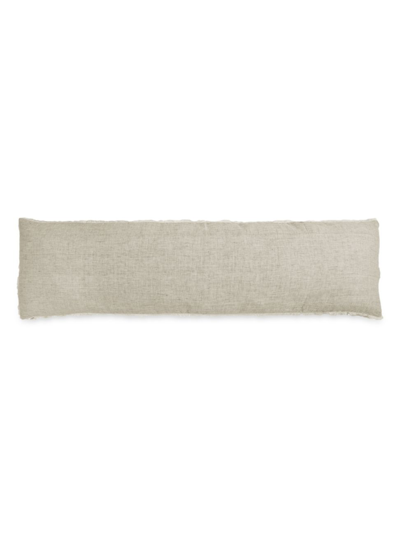 Shop Pom Pom At Home Logan Woven Body Pillow In Olive