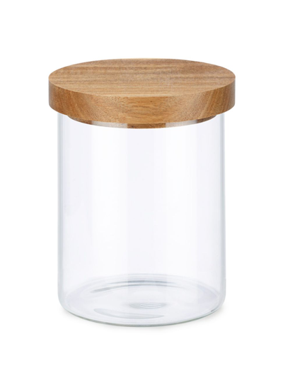 Shop Neat Method Cabinets, Laundry, & Open Shelving Glass Jar In Acacia Lid