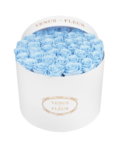 Shop Venus Et Fleur Large Round Box With Eternity Roses