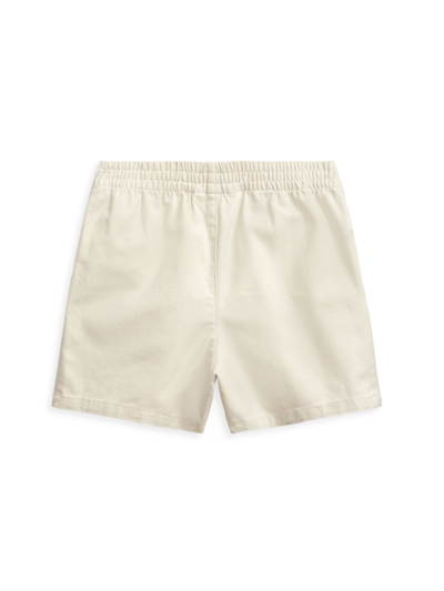 Shop Ralph Lauren Baby Boy's Cotton Twill Shorts In Basic Sand
