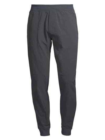Shop Alo Yoga Men's Co-op Ripstop Performance Pants In Anthracite