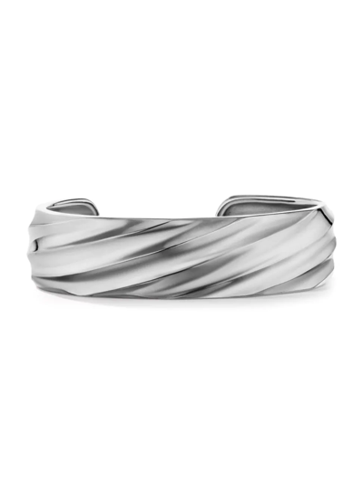Shop David Yurman Women's Cable Edge Bracelet In Sterling Silver