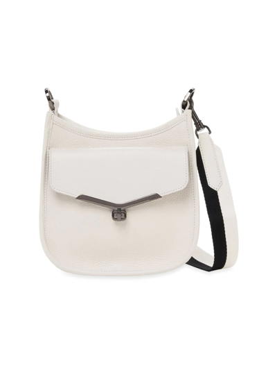 Shop Botkier Women's Small Valentina Leather Hobo Bag In Marshmallow