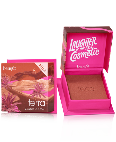 Shop Benefit Cosmetics Wanderful World Silky-soft Powder Blush Mini In Terra Mini