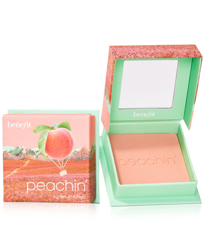 Shop Benefit Cosmetics Wanderful World Silky-soft Powder Blush In Peachin (peach)