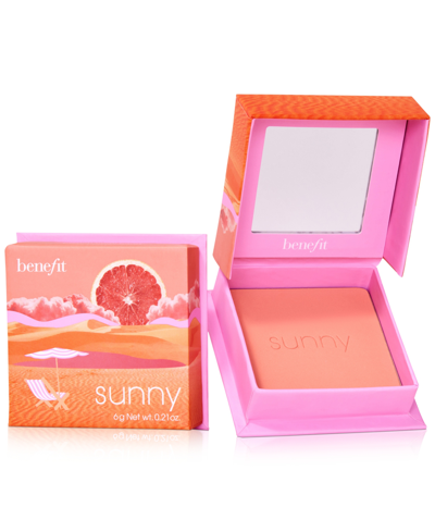 Shop Benefit Cosmetics Wanderful World Silky-soft Powder Blush In Sunny (coral)