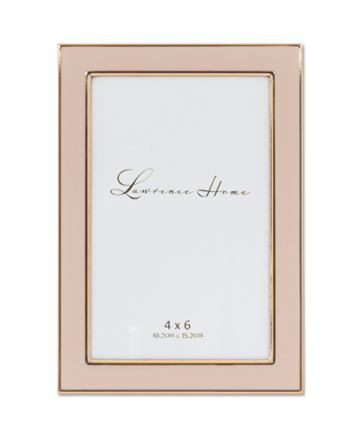 Shop Lawrence Frames Metal And Enamel Picture Frame, 4" X 6" In Pink