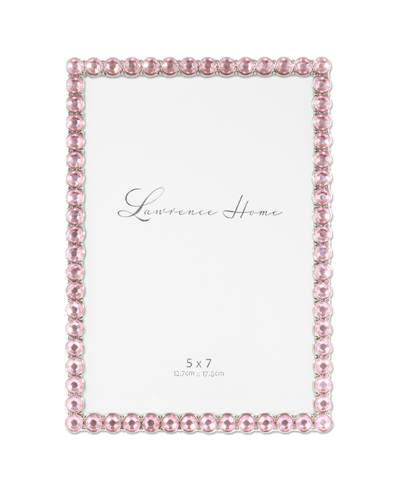 Shop Lawrence Frames Metal Sparkle Frame, 5" X 7" In Soft Pink
