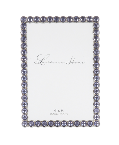 Shop Lawrence Frames Metal Sparkle Frame, 4" X 6" In Midnight Blue