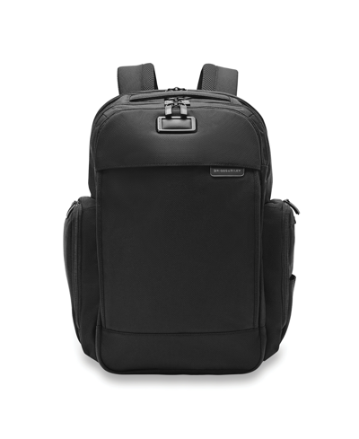 Shop Briggs & Riley Baseline Traveler Backpack In Black