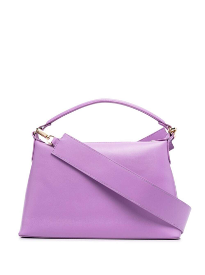 Shop Liu •jo Liu Jo Leonie Hanne Woman's Hobo Lilac Leather Small Handbag In Violet