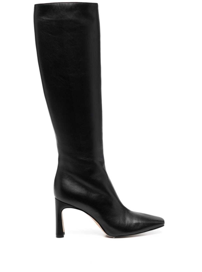 Shop Liu •jo Liu Jo Leonie Hanne Woman's Cuissard Black Leather  Boots