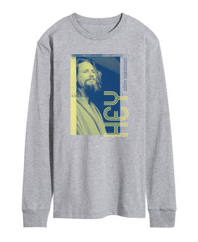 Shop Airwaves Men's The Big Lebowski Nice Marmot Long Sleeve T-shirt In Gray