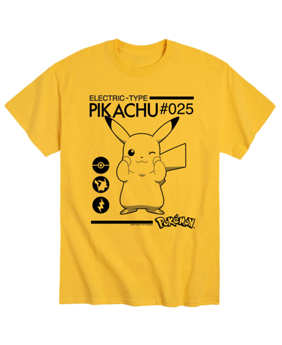 Shop Airwaves Men's Pokemon Pikachu T-shirt In Yellow
