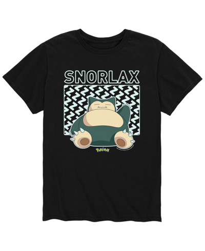 Shop Airwaves Men's Pokemon Snorlax T-shirt In Black