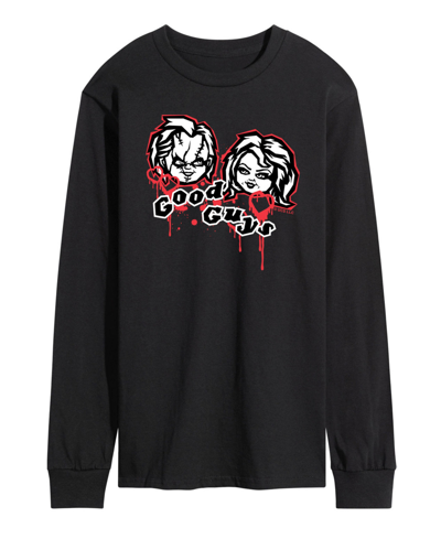 Shop Airwaves Men's Chucky Good Guys Long Sleeve T-shirt In Black