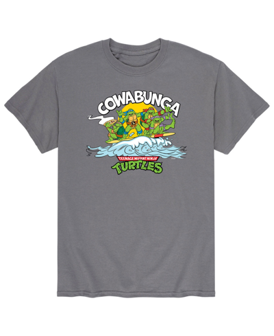 Shop Airwaves Men's Teenage Mutant Ninja Turtles Cowabunga T-shirt In Gray