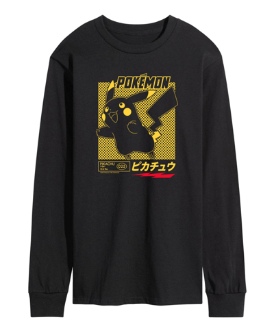 Shop Airwaves Men's Pokemon Long Sleeve T-shirt In Black