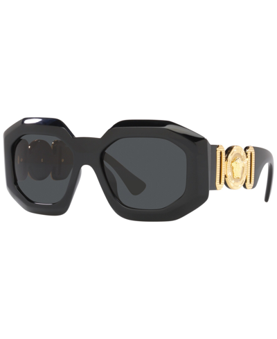 Shop Versace Women's Sunglasses, Ve4424u In Black
