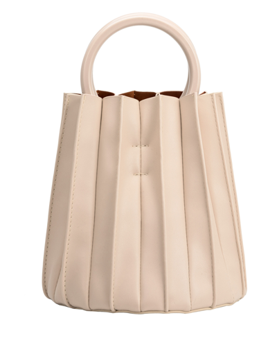 Shop Melie Bianco Women's Lily Top Handle Bucket Bag In Ivory