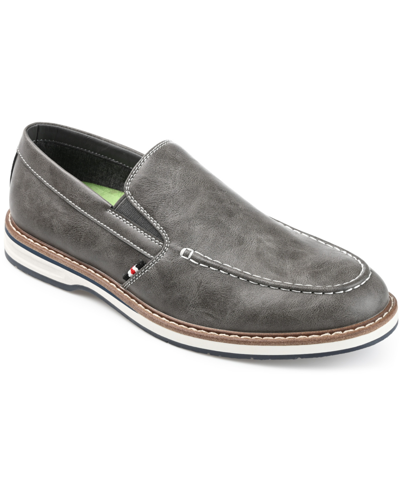 Shop Vance Co. Men's Harrison Slip-on Casual Loafers In Gray