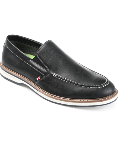 Shop Vance Co. Men's Harrison Slip-on Casual Loafers In Black
