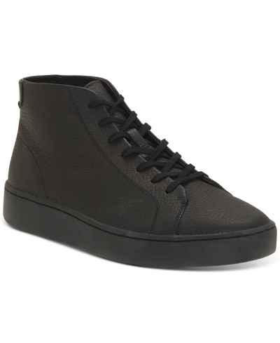 Shop Vince Camuto Men's Hattin High Top Sneaker In Black