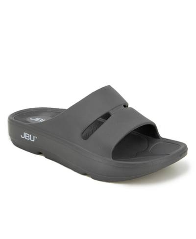 Shop Jbu Women's Dover Recovery Slide Sandals In Gray