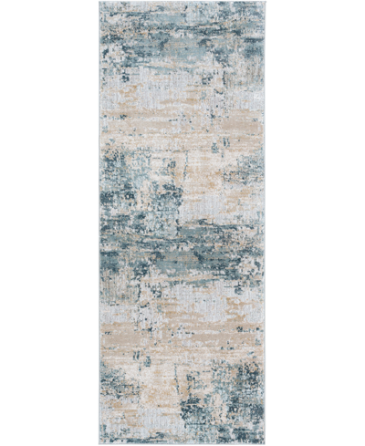 Surya Brunswick Bwk2302 2'7" X 7'3" Runner Area Rug In Mist