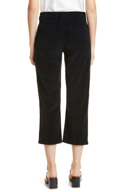 Shop Frank & Eileen Kinsale Performance Cotton Crop Pants In Black