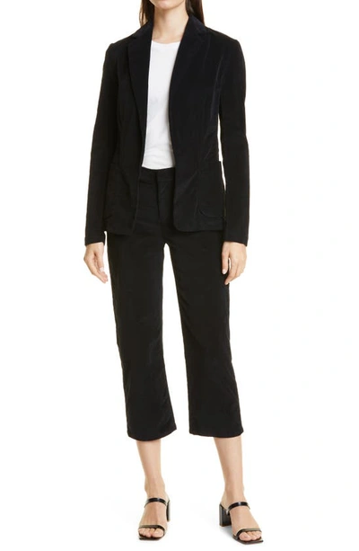 Shop Frank & Eileen Kinsale Performance Cotton Crop Pants In Black