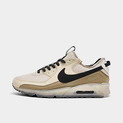 Shop Nike Men's Air Max Terrascape 90 Casual Shoes In Rattan/dark Smoke Grey