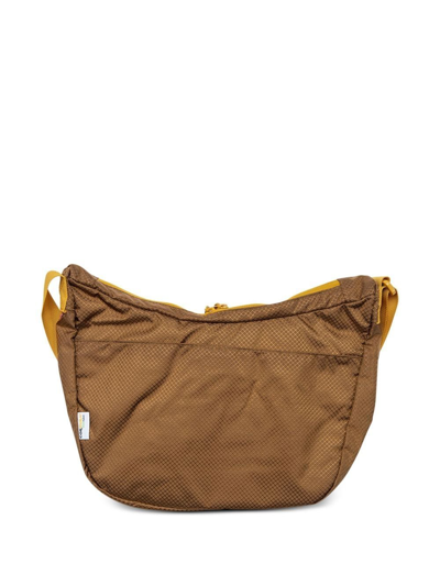 Supreme Logo-patch Shoulder Bag In Brown