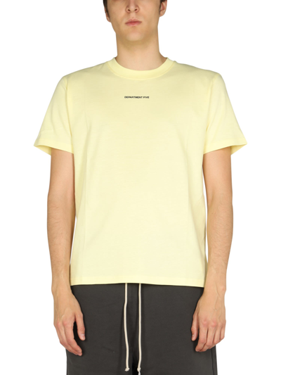Shop Department Five Aleph T-shirt In Giallo