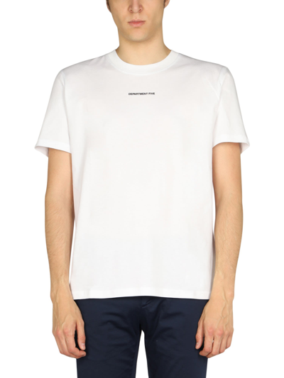Shop Department Five Aleph T-shirt In Bianco