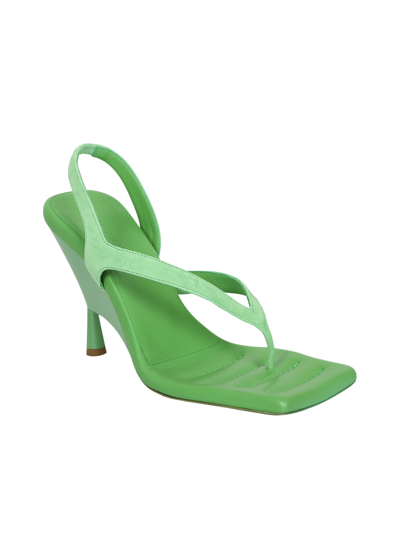 Shop Gia Borghini Rosie Heel Sandals In Green