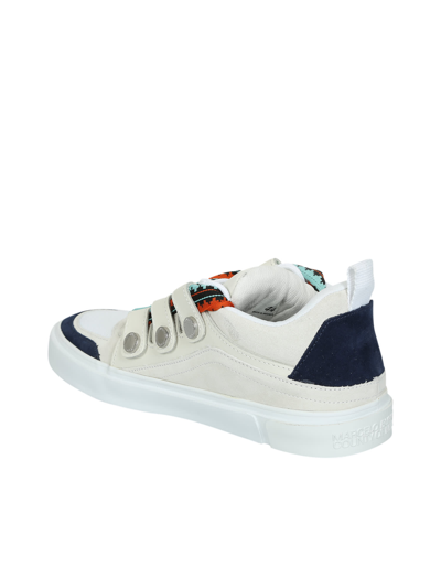 Marcelo Burlon County Of Milan Marcelo Burlon Man Sneakers Beige Size 9 Calfskin In White