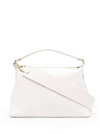 Shop Liu •jo Liu Jo Leonie Hanne Womans Hobo Small White Leather Handbag