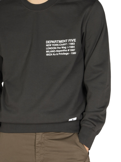 Shop Department Five Cast Sweatshirt In Antracite