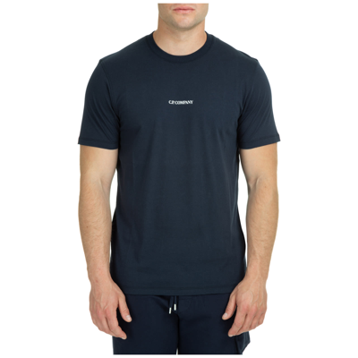 Shop C.p. Company 30/1 T-shirt In Total Eclipse - Blue