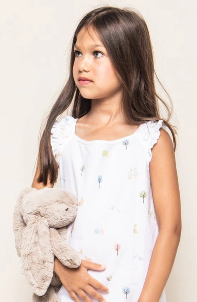 Shop Petite Plume Kids' Easter Gardens Nightgown In White