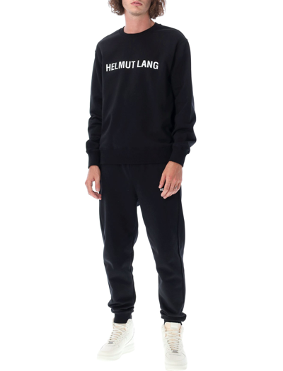 Shop Helmut Lang Core Crewneck Sweatshirt In Black