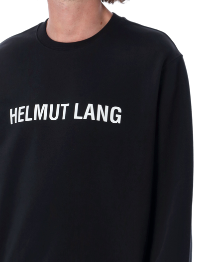 Shop Helmut Lang Core Crewneck Sweatshirt In Black
