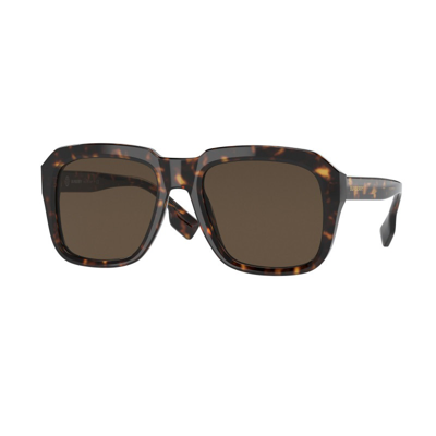 Shop Burberry Dark Brown Square Mens Sunglasses Be4350 392073 55