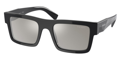 Shop Prada Eyeware & Frames & Optical & Sunglasses Pr 19wsf 1ab2b0 52 In Black / Grey / Silver