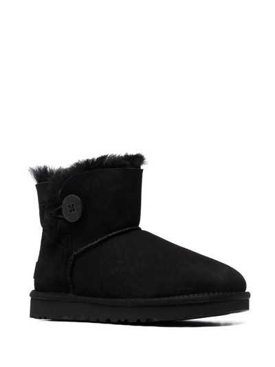 Shop Ugg Mini Bailey Ankle Boots In Black