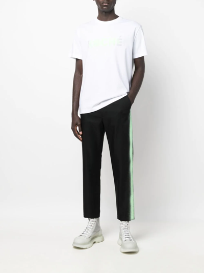Koché Koche Black Acetate Blend Pant In Black