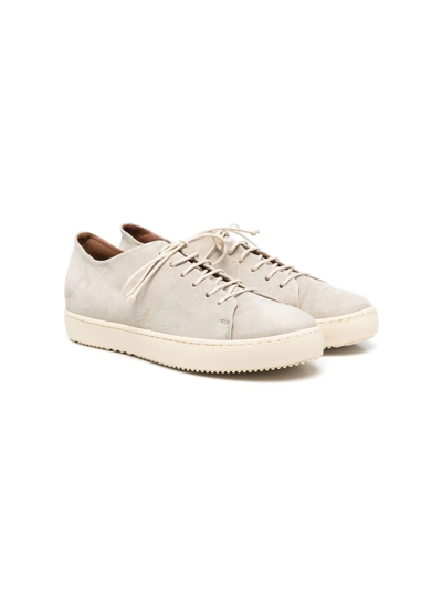 Pèpè Low-top Suede Sneakers In Grey