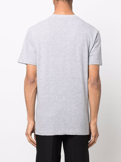 Shop Dsquared2 Logo-print Short-sleeve T-shirt In Grey